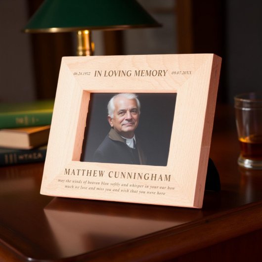 Cadres Gravés En Mémoire Amoureuse Moderne Simple Minimaliste