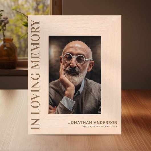 Cadres Gravés En mémoire d'amour