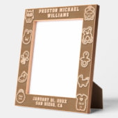 Cadres Gravés Engraved Baby Birth Stats Personal Picture Frame (Gauche)