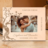 Cadres Gravés Ensemble pour l'amour de l'arbre Mariage cadeau