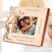 Cadres Gravés Ensemble pour l'amour de l'arbre Mariage cadeau