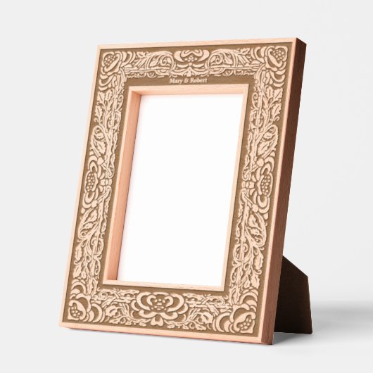 Cadres Gravés Époque victorienne 1893 Frontière du feuillage de  (Gauche)