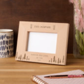 Cadres Gravés Équipe de ski d'état Champions School sur mesure (Gauche)