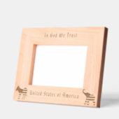 Cadres Gravés États-Unis Drapeau Art, Symboles Démocratique et R (Gauche)