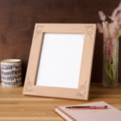 Cadres Gravés Etched Frames - Leaves at Right Angles (Gauche)