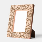 Cadres Gravés Ethnic Black & White Paisley Floral (Gauche)