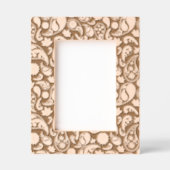 Cadres Gravés Ethnic Black & White Paisley Floral (Recto)