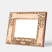 Cadres Gravés Étirement de chats (Gauche)