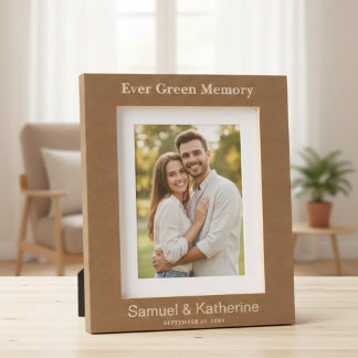 Cadres Gravés Evergreen Photo Memory
