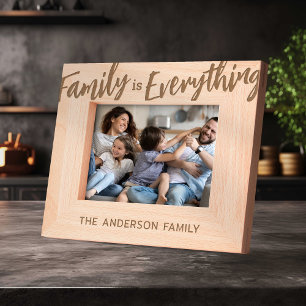 Cadres Gravés Famille Personnalisée est Tout