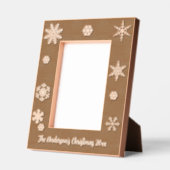 Cadres Gravés Fête de Noël Flambeaux de neige Frontière d'hiver (Gauche)