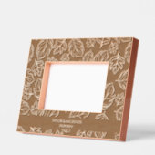 Cadres Gravés Feuille automnale personnalisée (Gauche)