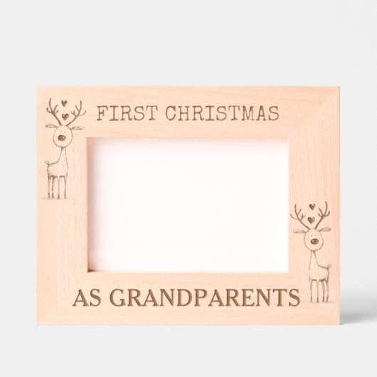 Cadres Gravés First Christmas, Fully Customizable (Recto)