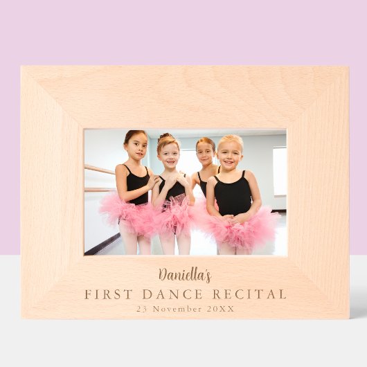 Cadres Gravés First Dance Recital Custom Keepsake