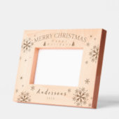 Cadres Gravés Flacons de neige Joyeux Noël (Gauche)