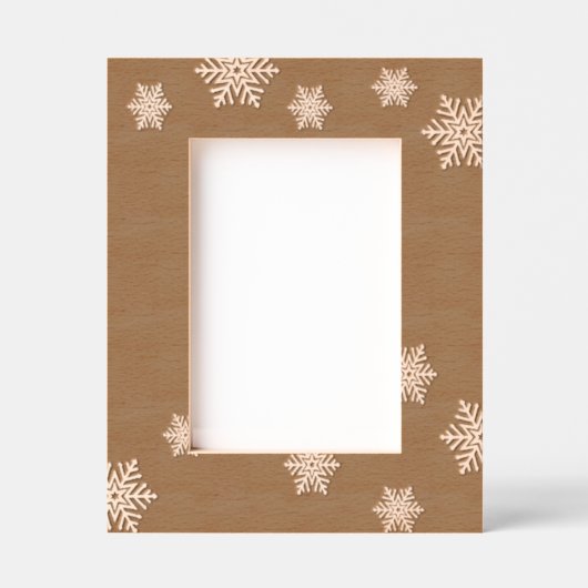 Cadres Gravés Fléchettes de neige (Recto)