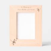 Cadres Gravés Fleur blanche de libellule de conservation Memoria (Recto)