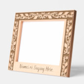 Cadres Gravés Fleur de coupe (Gauche)