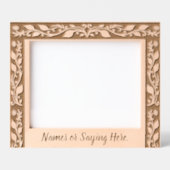 Cadres Gravés Fleur de coupe (Recto)