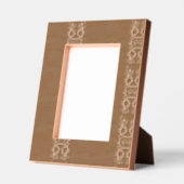 Cadres Gravés Fleur orange (Gauche)