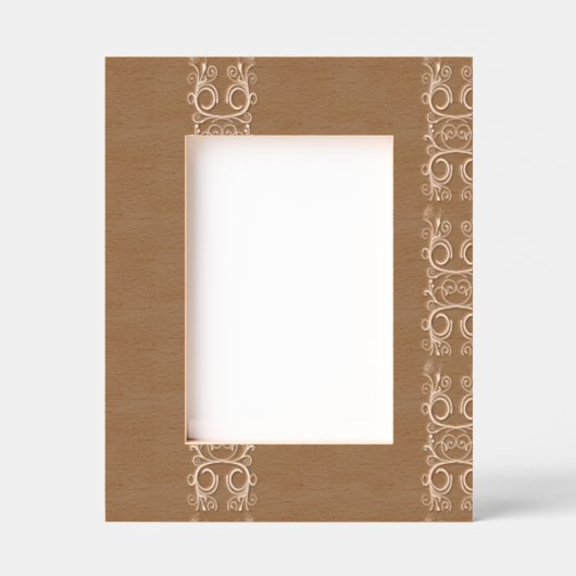 Cadres Gravés Fleur orange (Recto)