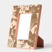Cadres Gravés Fleur tropicale et laisser Motif (Gauche)