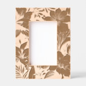 Cadres Gravés Fleur tropicale et laisser Motif (Recto)