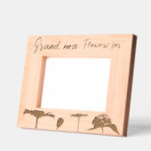 Cadres Gravés Fleurs de printemps élégantes personnalisées (Gauche)