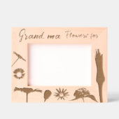 Cadres Gravés Fleurs de printemps mignon personnalisées (Recto)