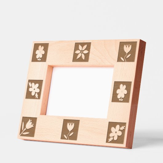 Cadres Gravés Fleurs et Coeurs mignons (Gauche)