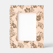 Cadres Gravés Fleurs tropicales Motif Feuille (Recto)