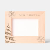 Cadres Gravés Flocon de neige des sapins de Noël (Recto)