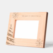 Cadres Gravés Flocon de neige des sapins de Noël (Gauche)