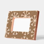 Cadres Gravés Flocon de neige en bois (Gauche)