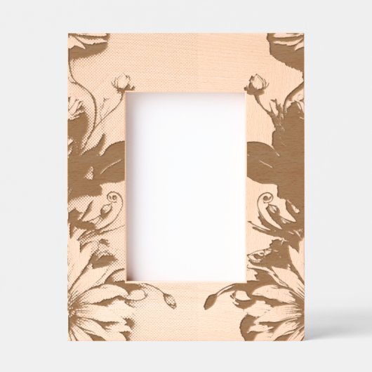 Cadres Gravés Floral (Recto)