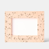 Cadres Gravés Flowers Personalized (Recto)