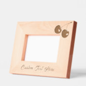 Cadres Gravés Frames à grains doux avec texte personnalisé (Gauche)