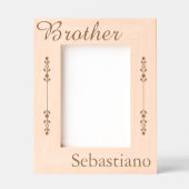 Cadres Gravés Fratello - Italian Brother - Personalized