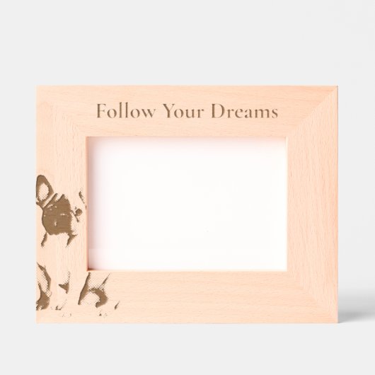 Cadres Gravés Frenchie Dog (Recto)