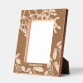 Cadres Gravés Frontière de Noël Holly et Mistletoe (Gauche)