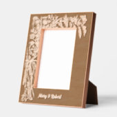 Cadres Gravés Frontière des feuillages et papillons floraux bota (Gauche)