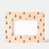 Cadres Gravés Fun Festif Arbre de Noël Motif laser (Recto)