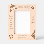 Cadres Gravés Funny Kitten Photo Nouveau Chat (Recto)