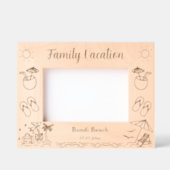 Cadres Gravés Gardien de plage Vacances en famille (Recto)