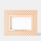 Cadres Gravés Geometric X Pattern with Text (Recto)