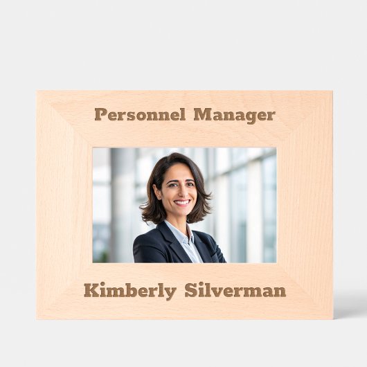 Cadres Gravés Gestionnaire Nom complet Titre du travail moderne 