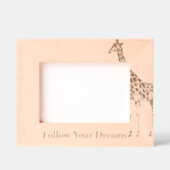 Cadres Gravés Giraffe Safari (Recto)