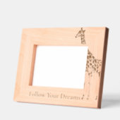 Cadres Gravés Giraffe Safari (Gauche)