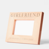 Cadres Gravés Girfriend Together Forever Photo (Gauche)