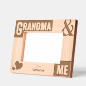 Cadres Gravés Grand-mère et moi, cadeau photo (Gauche)